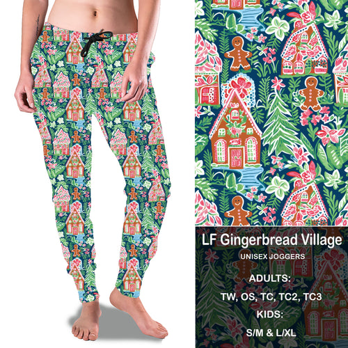 LF Gingerbread Village Full Joggers with Pockets Preorder Closes 9/6 eta early Oct.