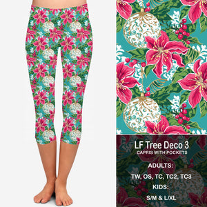 LF Tree Deco 3 Leggings & Capris with Pockets Preorder Closes 9/6 eta early Oct.