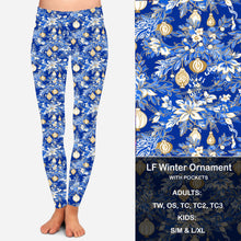 Load image into Gallery viewer, LF Winter Ornament Leggings &amp; Capris with Pockets Preorder Closes 9/6 eta early Oct.